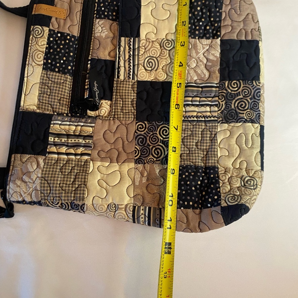Donna Sharp Patchwork Crossbody Purse With Three … - image 4